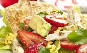 chicken strawberry mexican salad